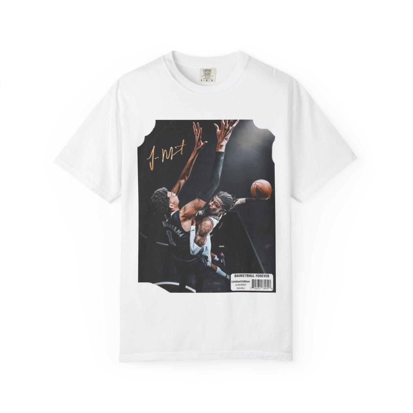 Basketball T-Shirt - Ja Morant Dunking on Weby