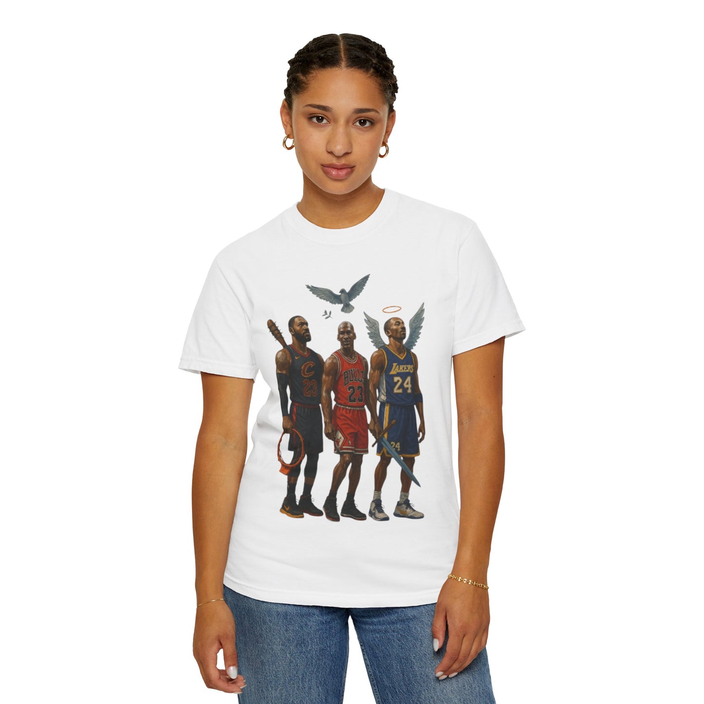 Basketball Legends T-shirt - Kobe LeBron Michael Jordan