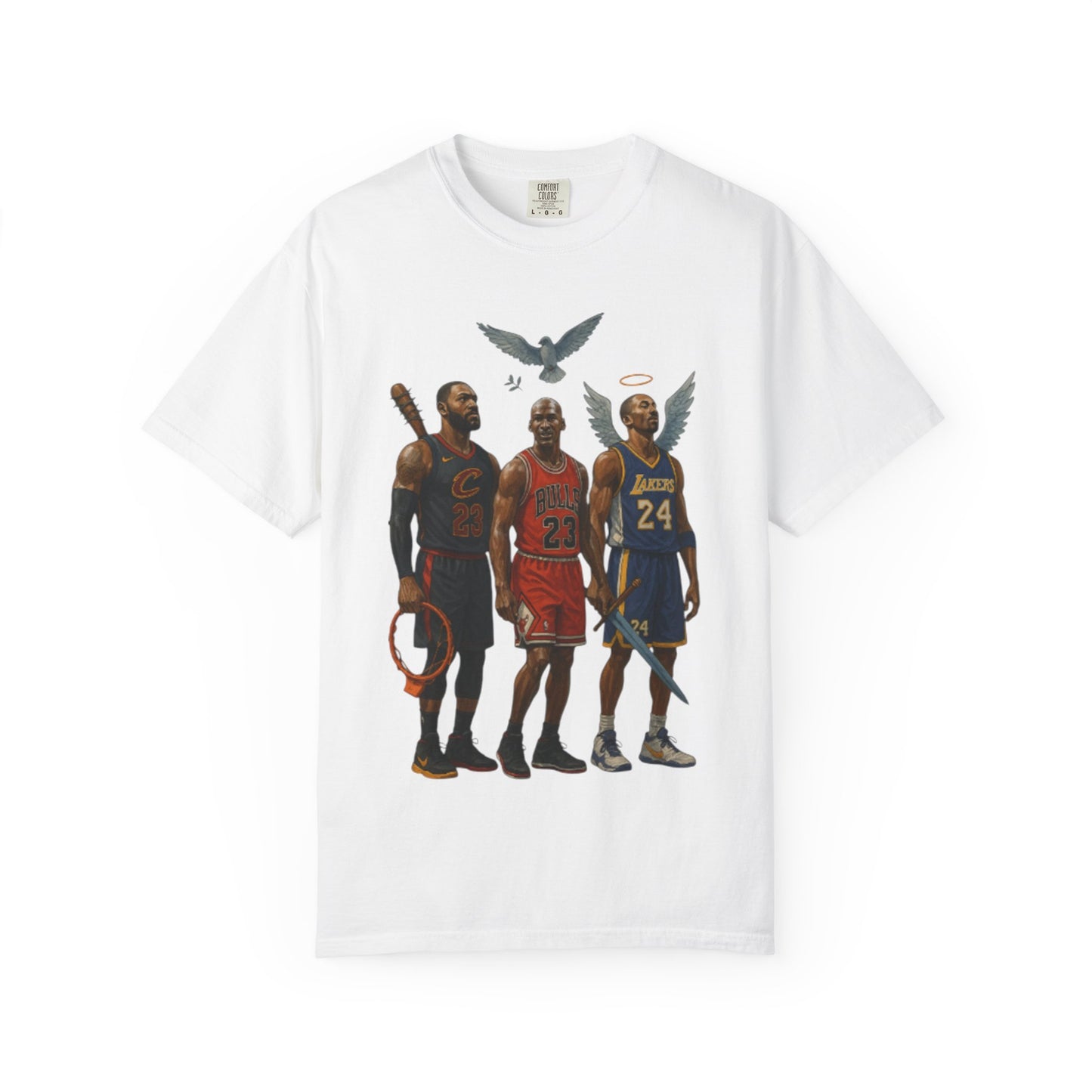 Basketball Legends T-shirt - Kobe LeBron Michael Jordan