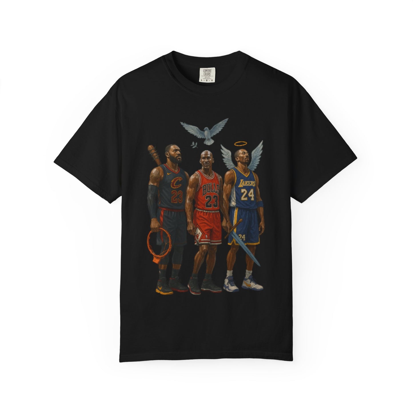 Basketball Legends T-shirt - Kobe LeBron Michael Jordan