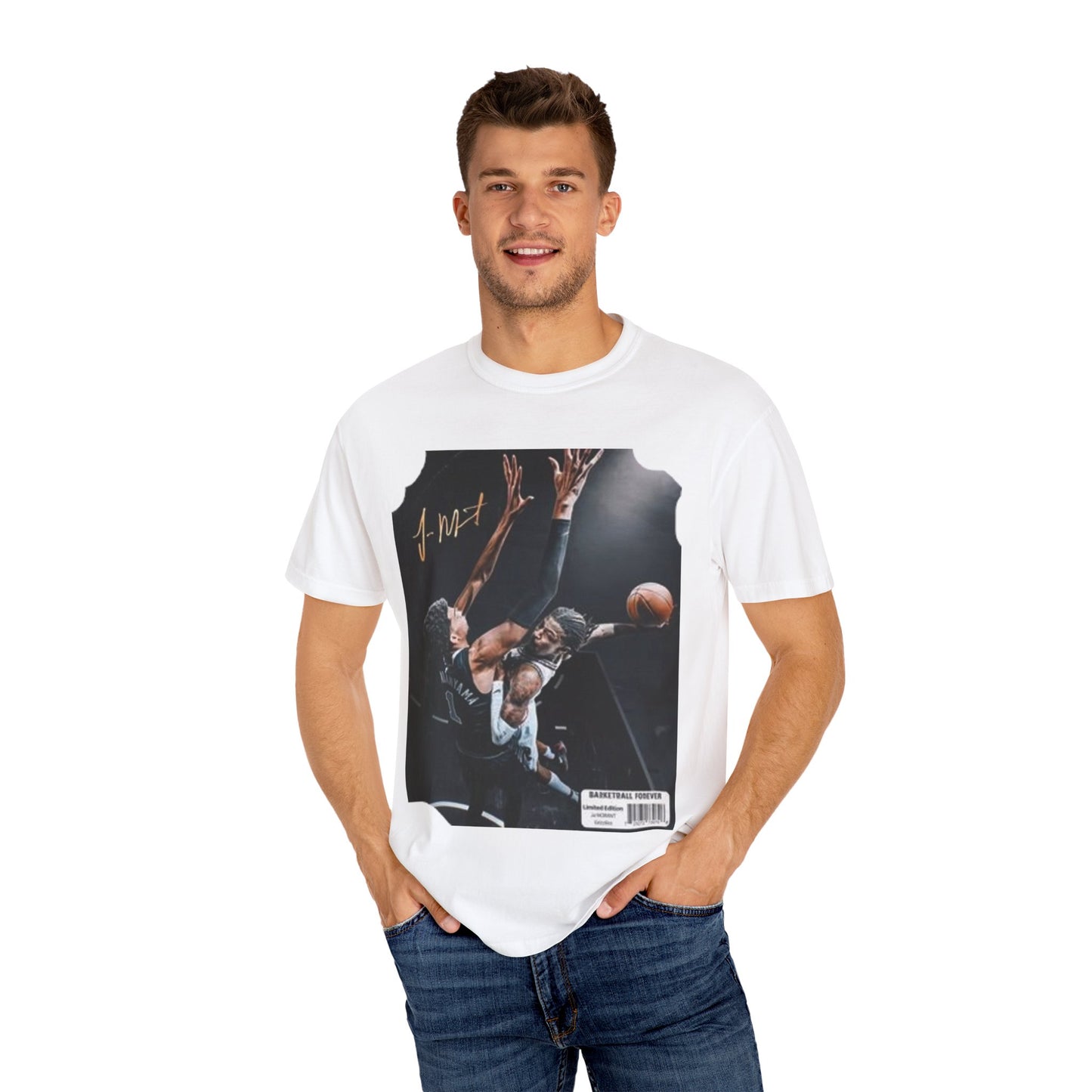 Basketball T-Shirt - Ja Morant Dunking on Weby