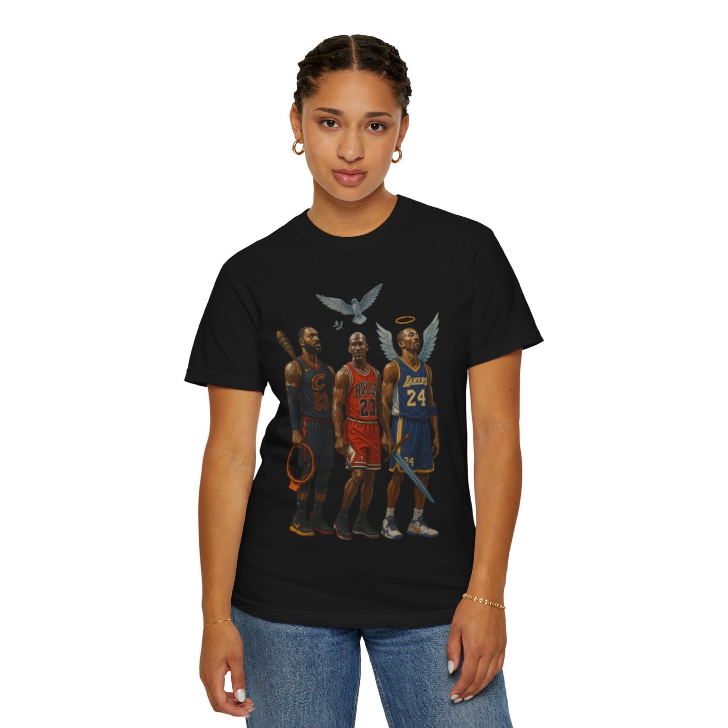 Basketball Legends T-shirt - Kobe LeBron Michael Jordan