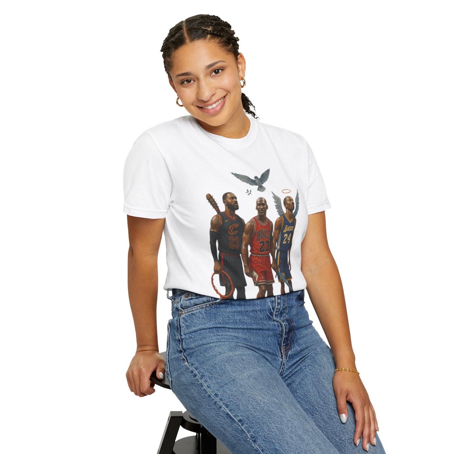 Basketball Legends T-shirt - Kobe LeBron Michael Jordan