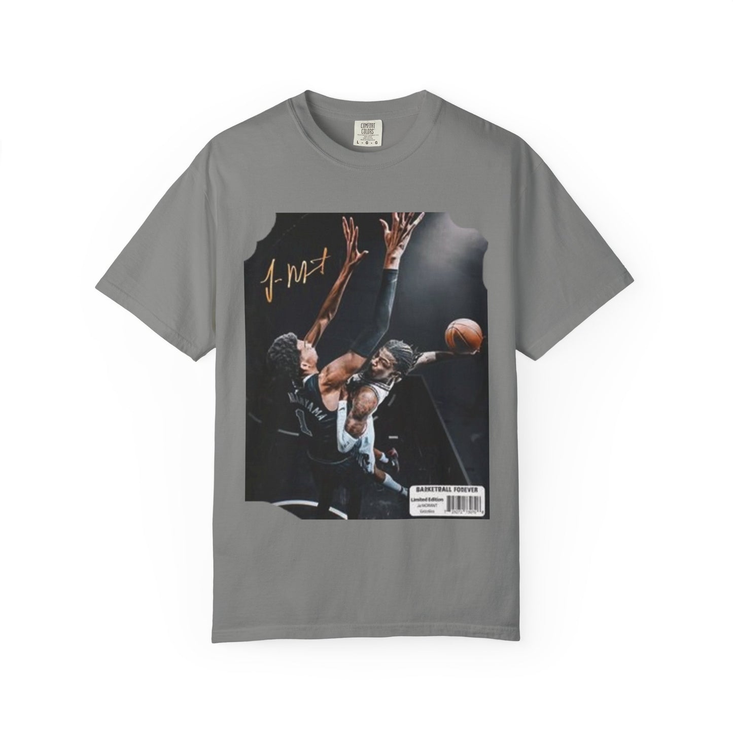 Basketball T-Shirt - Ja Morant Dunking on Weby
