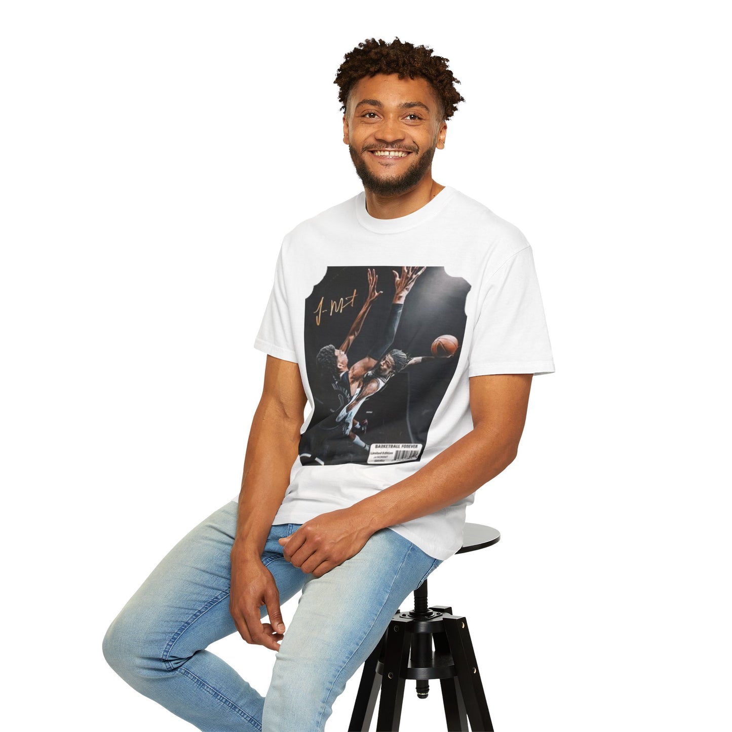 Basketball T-Shirt - Ja Morant Dunking on Weby