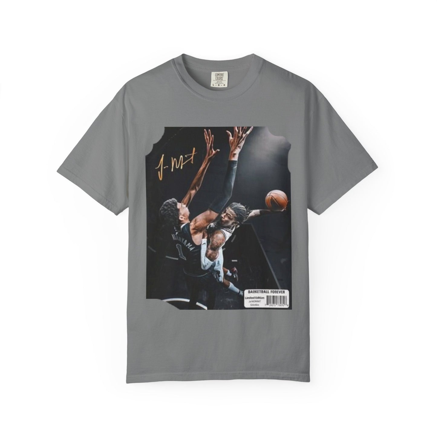 Basketball T-Shirt - Ja Morant Dunking on Weby