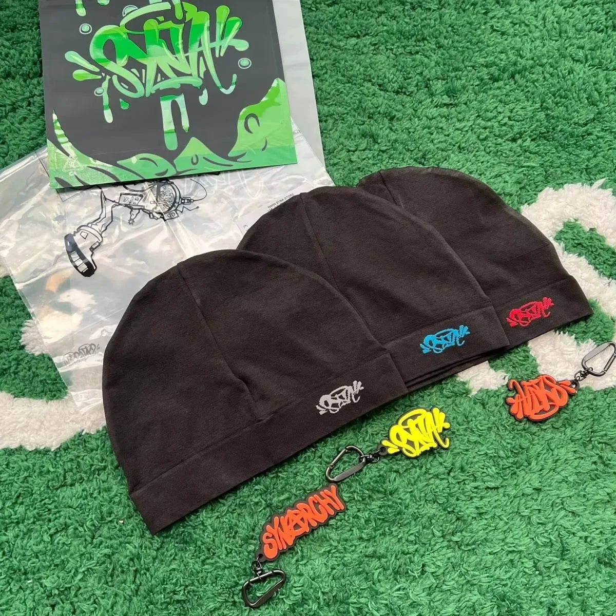 Sy World Letter Embroidery Cap