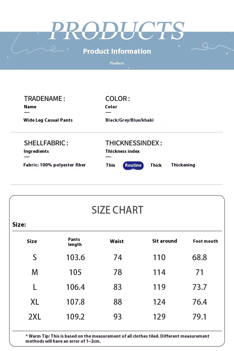 American Casual Baggy Pants